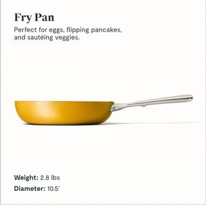 Caraway Home 10.5” Ceramic Fry Pan | Marigold | BNIB